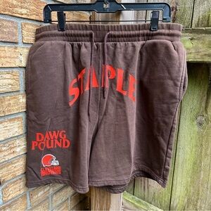 Staple Men's Brown Cleveland Browns Dawg Pound Shorts